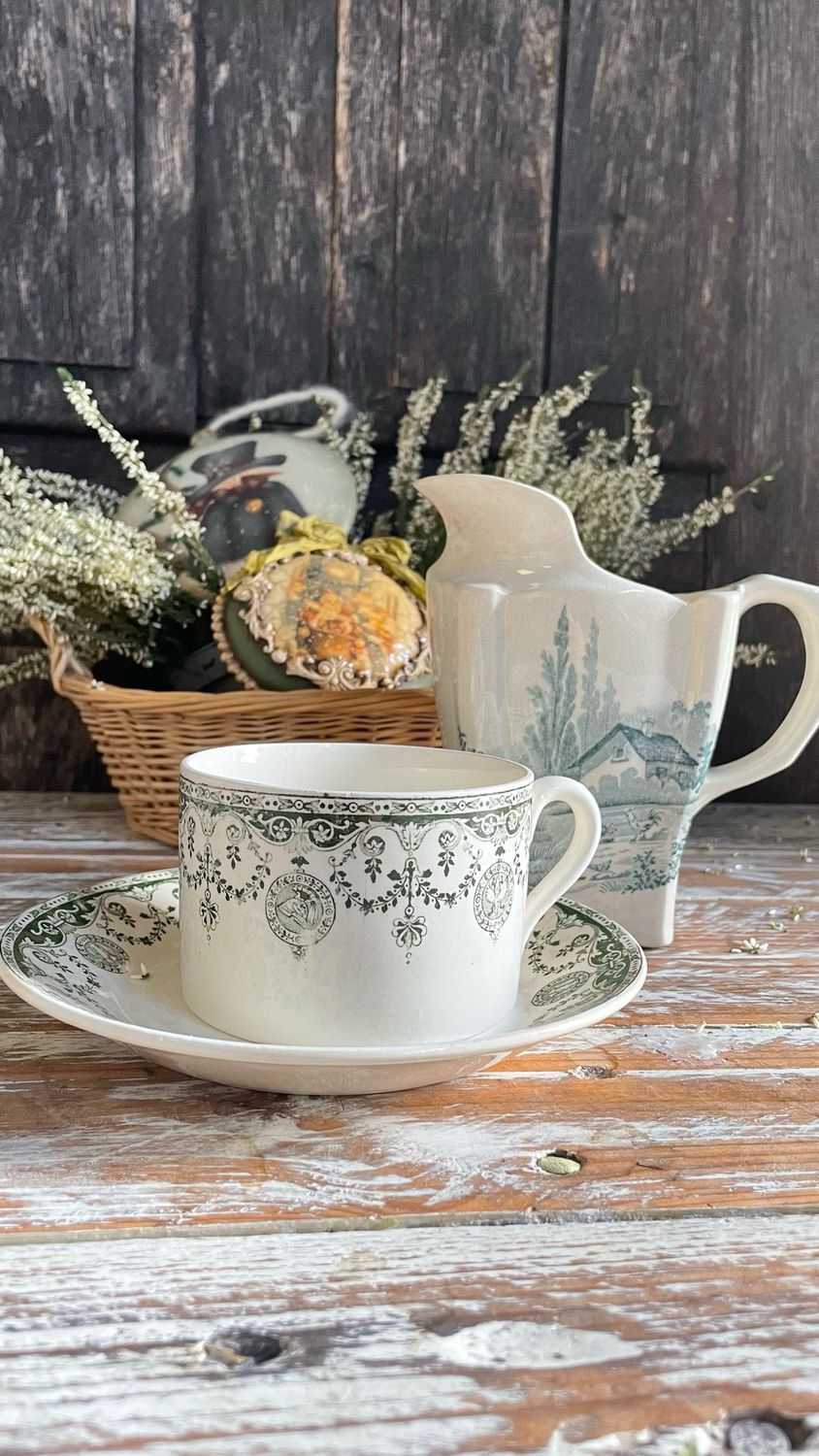 Badonviller Green Cappucino Mug