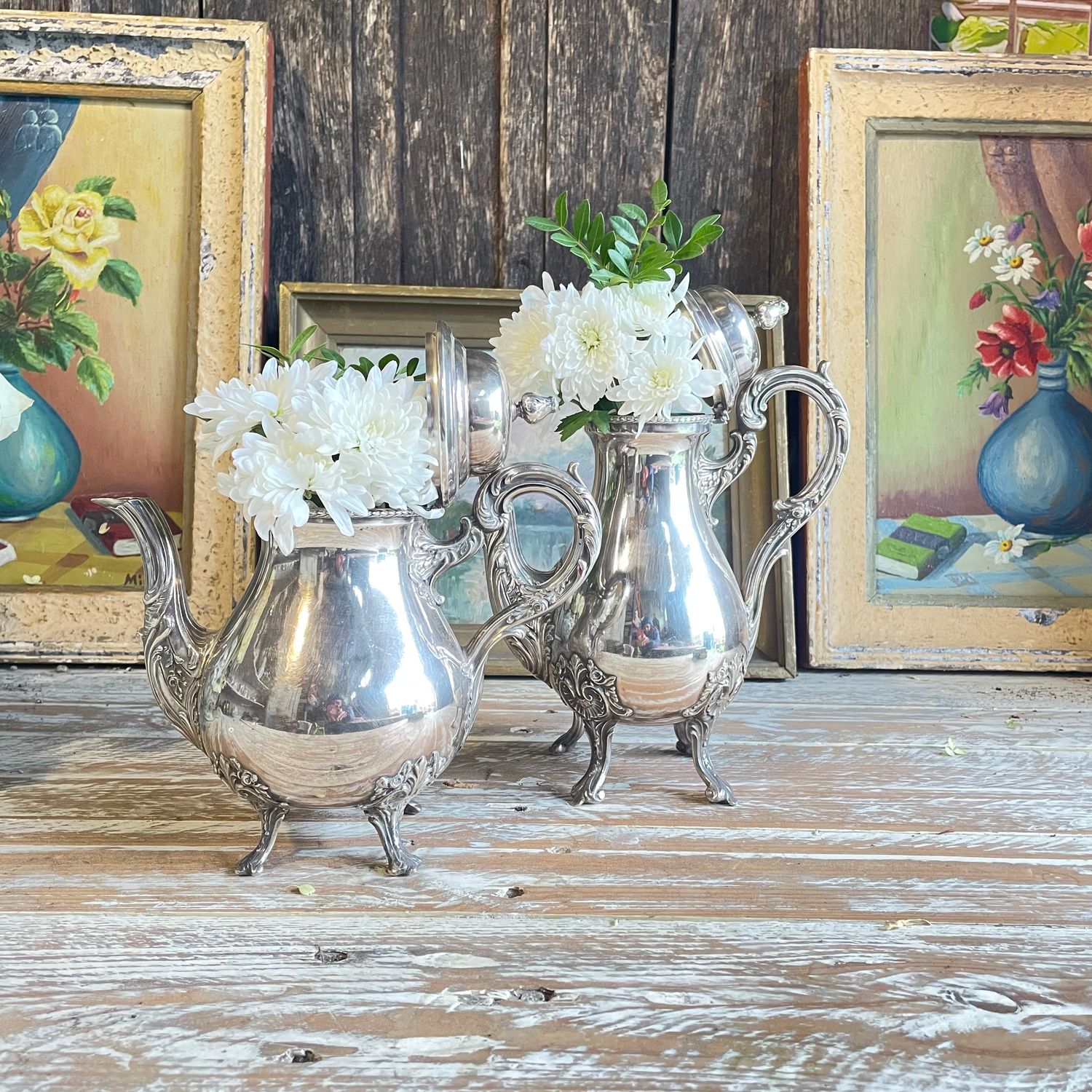 Silver Carmen Coffee Maker