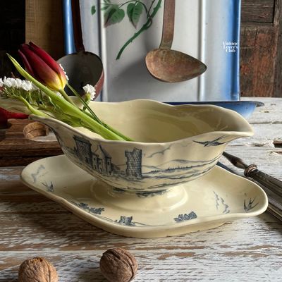 Landscape gravy boat