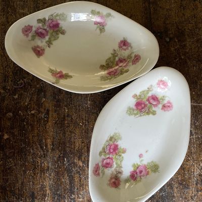 Limoges Rose Apetizer Plate