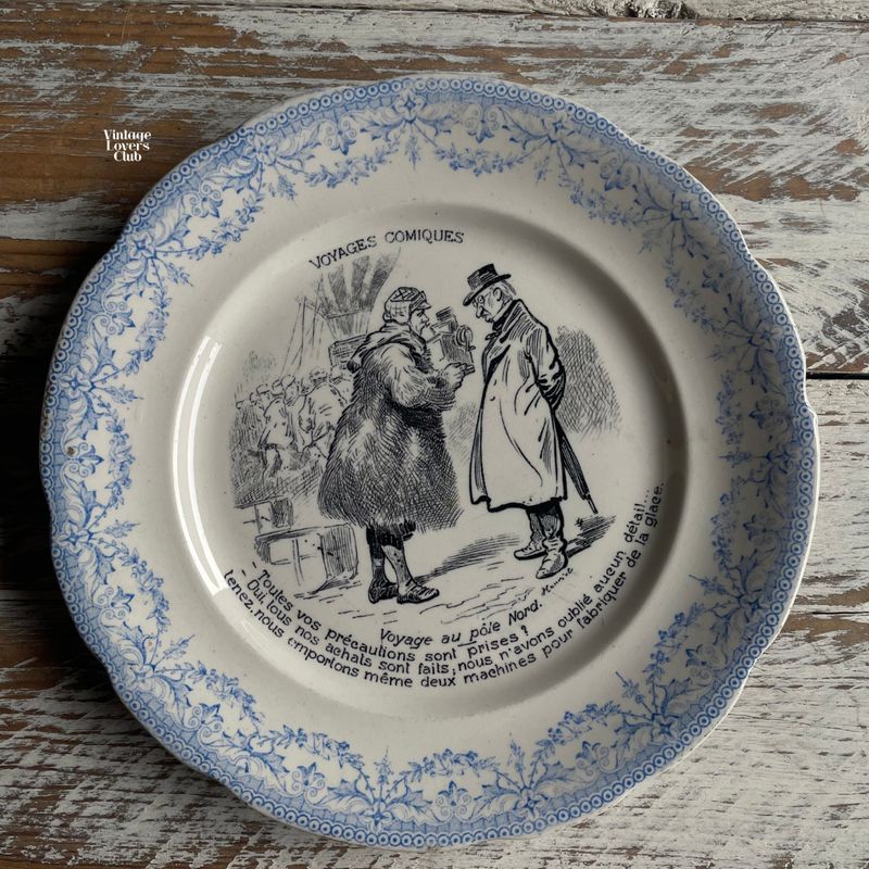 Voyages Comique Plate