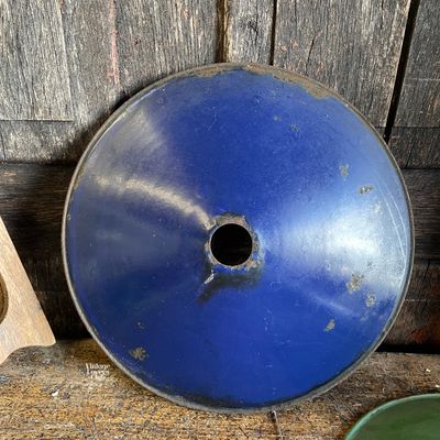 Blue Enameled Tolla Lampshade
