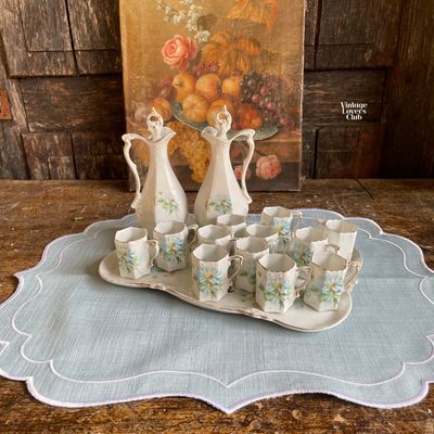 Porcelain Grappa Set