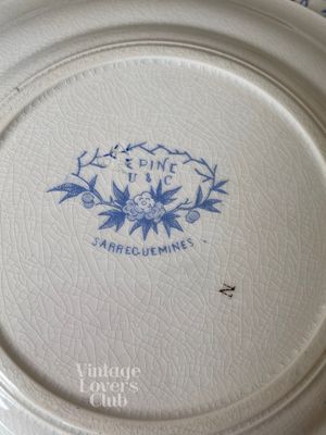 Sarreguemines Fruit Plates