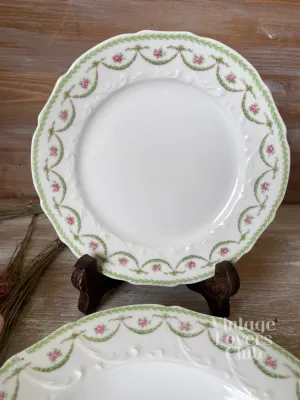 Flat Dishes Green Decorations