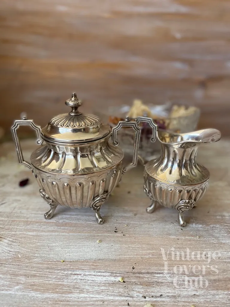 Sugar Bowl and Milk Jug