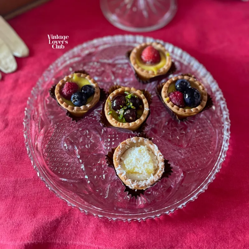 French Pressed Glass Plate