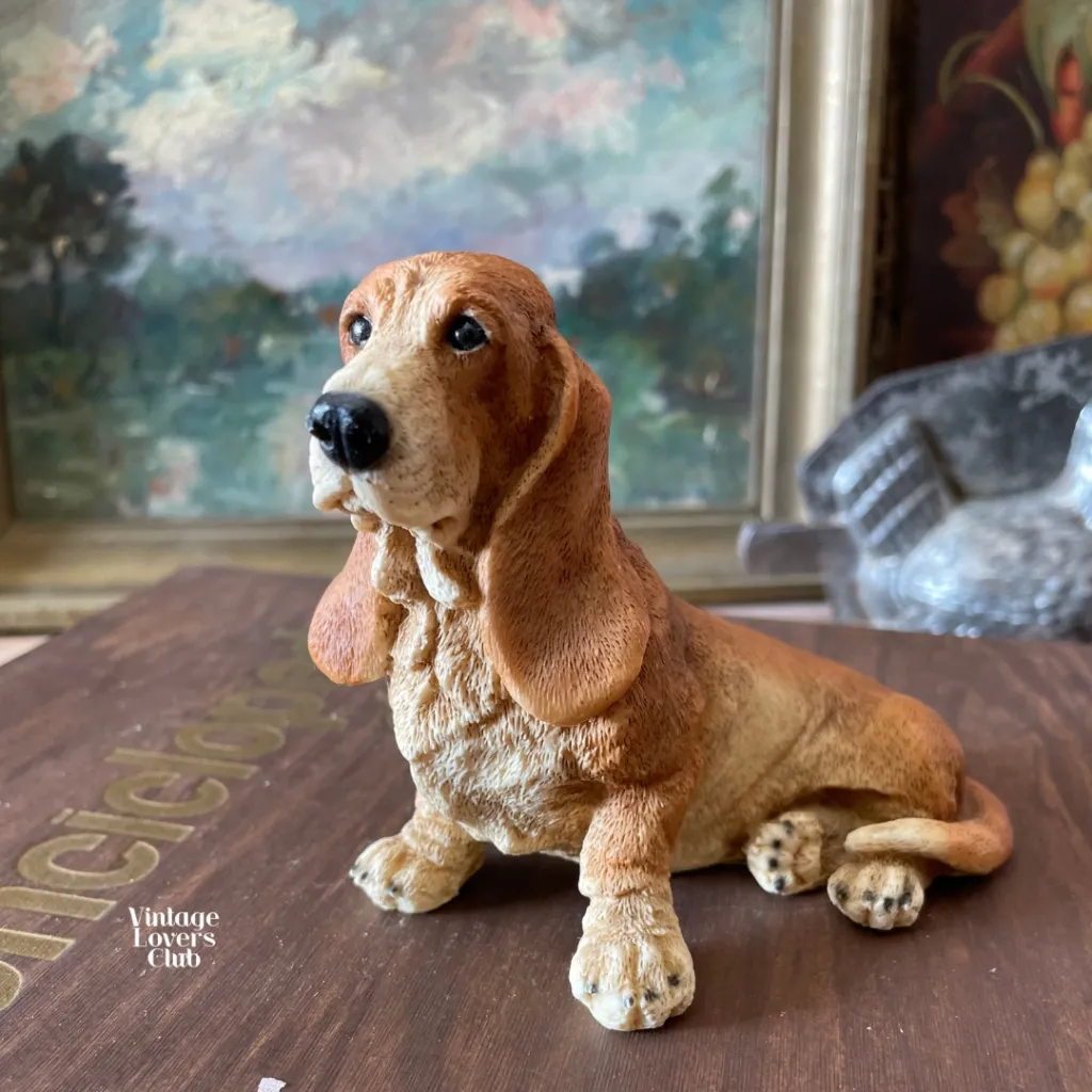 Ceramic Basset Hound Dog