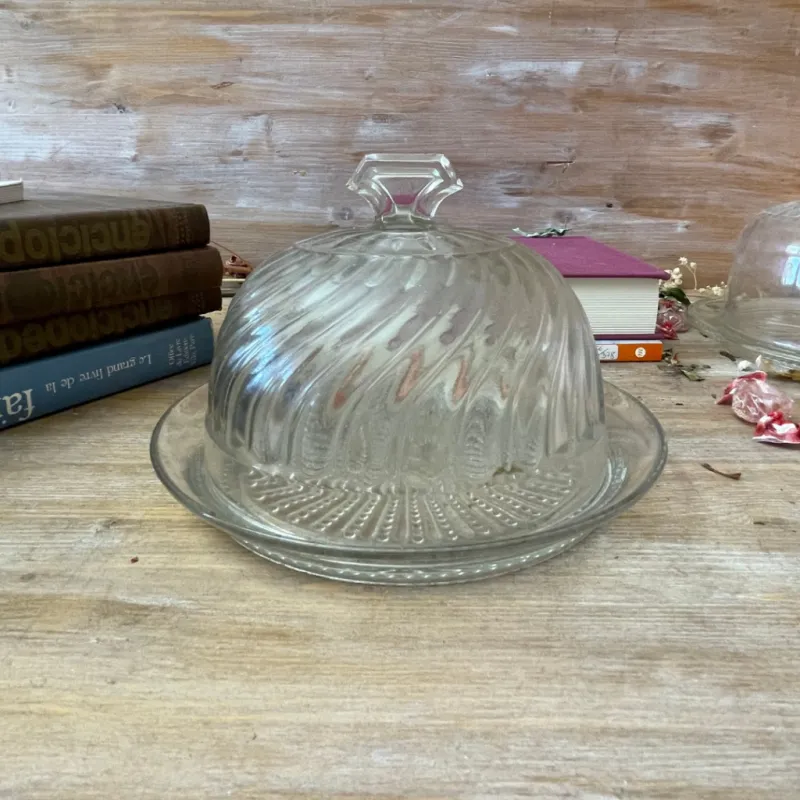 Torchon Glass Cloche