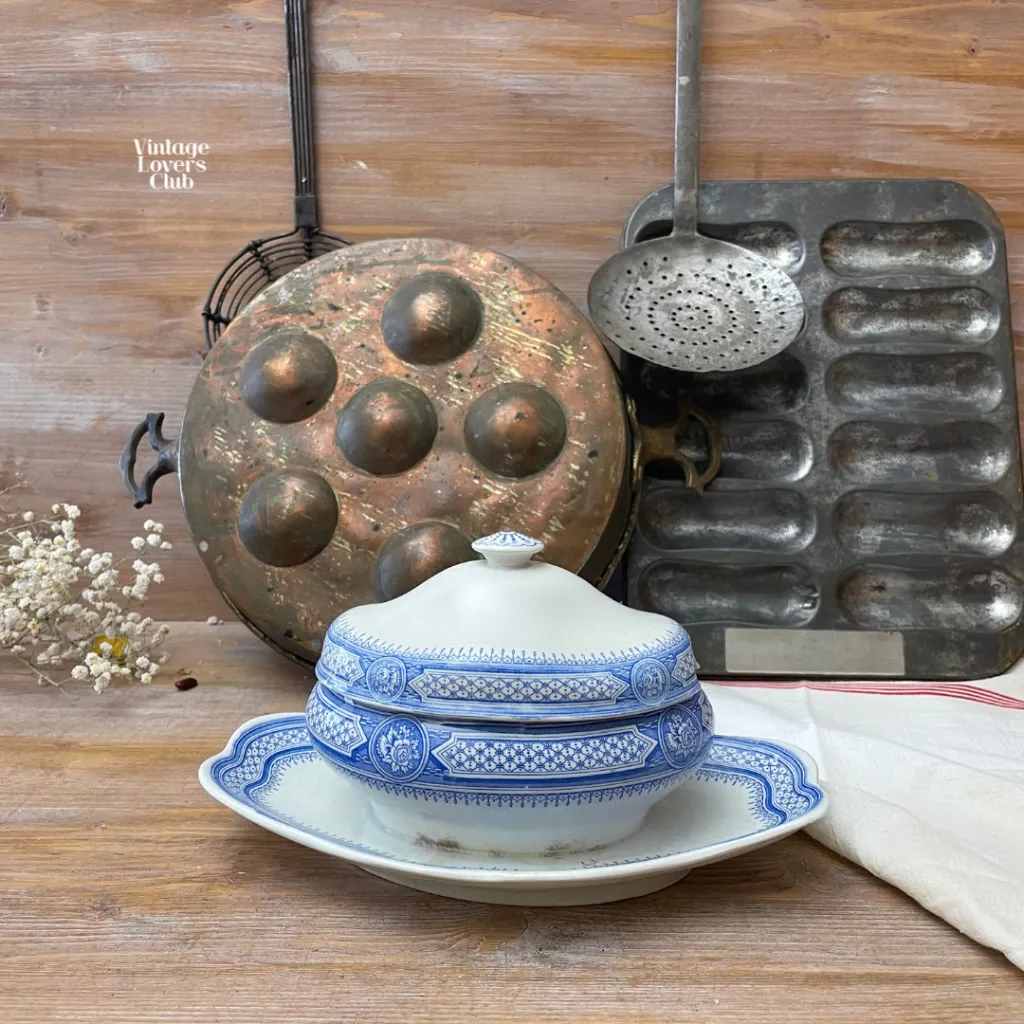 Greek Blue Sauce Boat