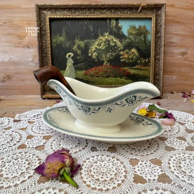 Creil Montereau Gravy Boat Amiral