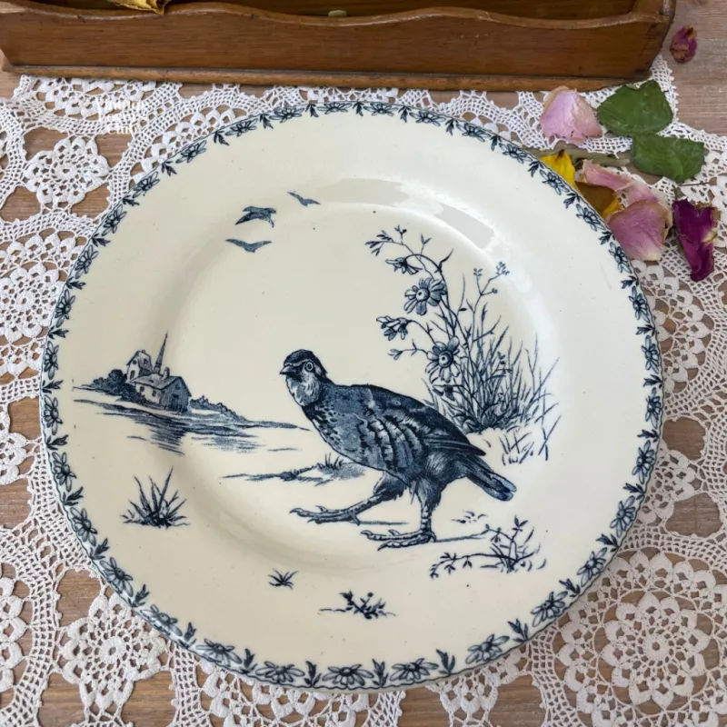 Gien Partridge Deep Plate