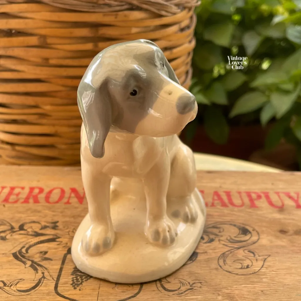 Vintage Pointer Puppy Figurine