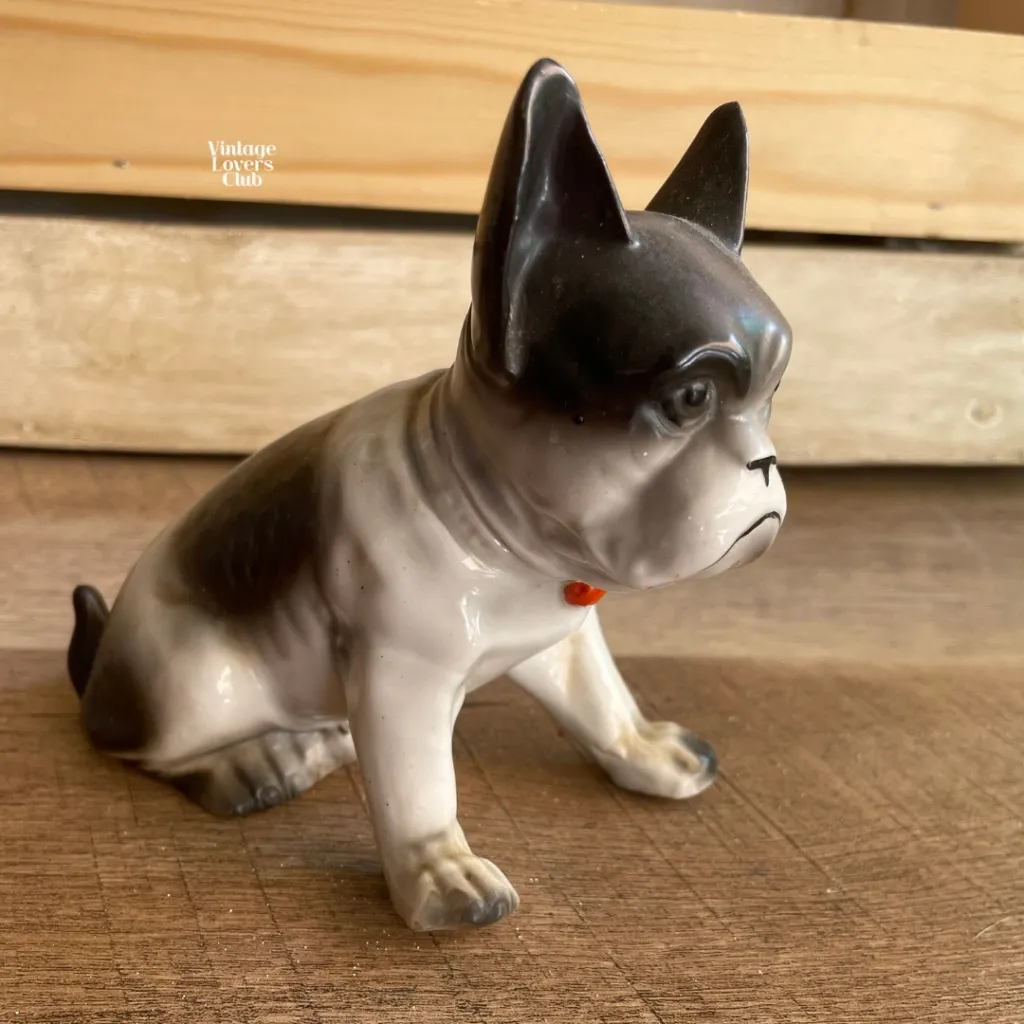 French Bulldog Ceramic Figurine