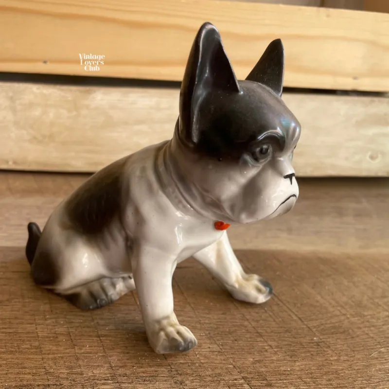 French Bulldog Ceramic Figurine