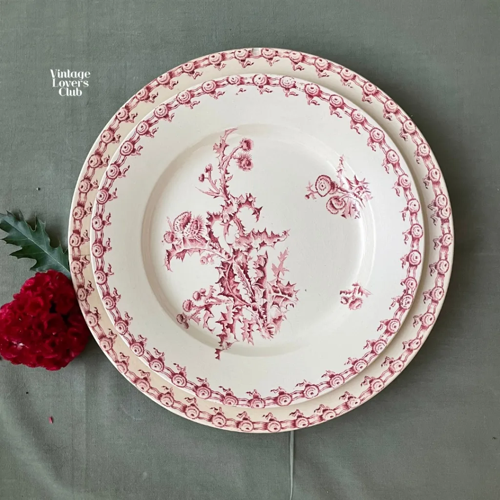 Chardons Round Serving Plate
