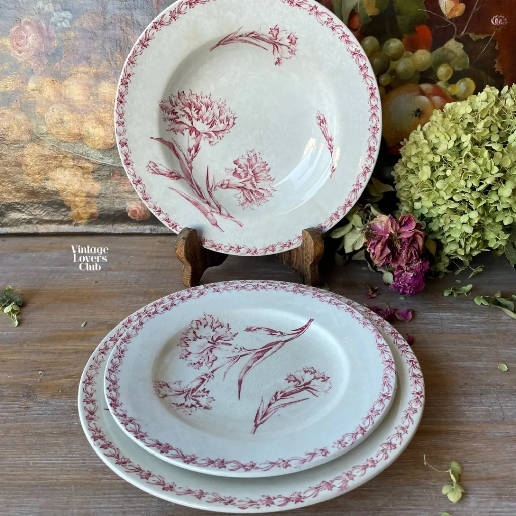 Luneville Carnation Flat Plate