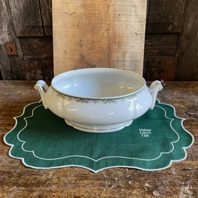 Oval Porcelain Decorated Tureen