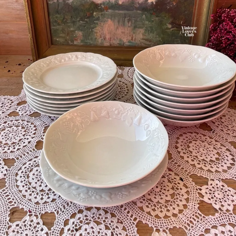 Limoges Bread Plates Set