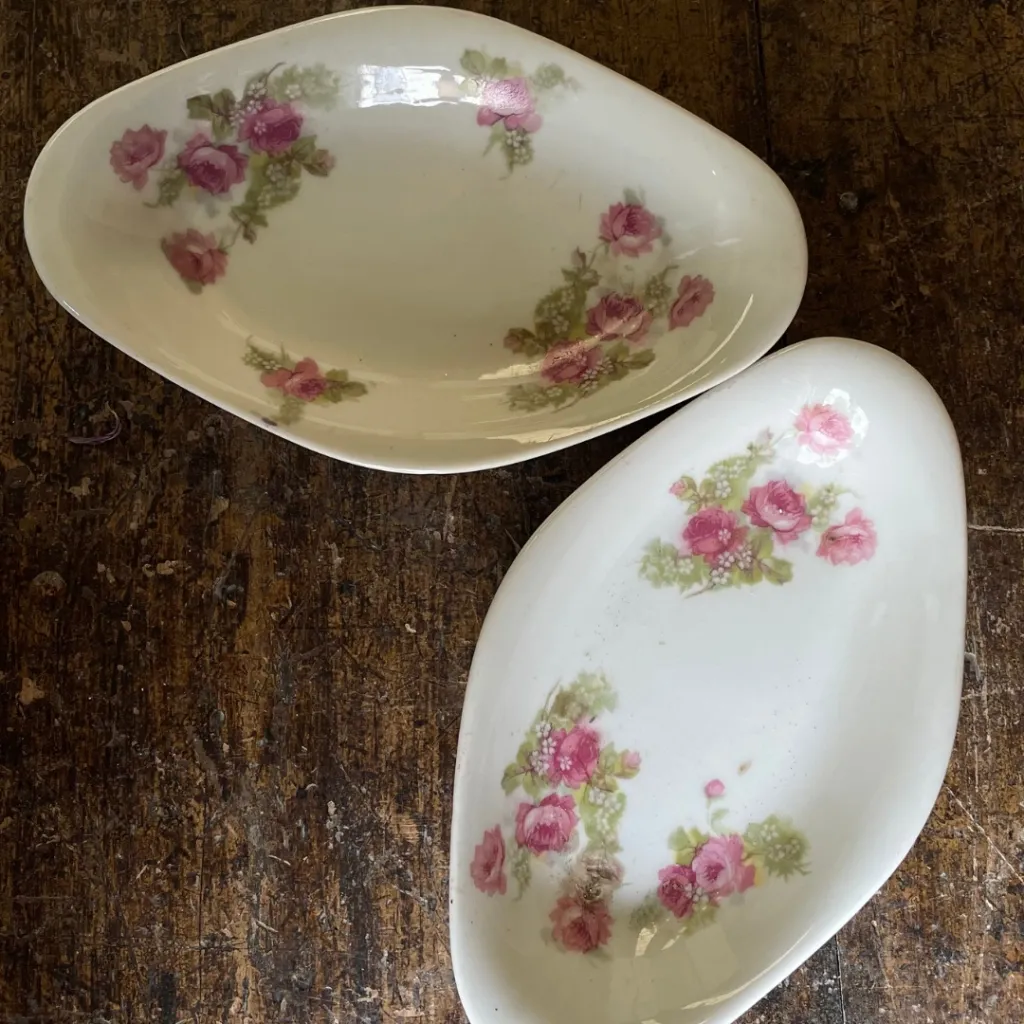 Limoges Rose Apetizer Plate