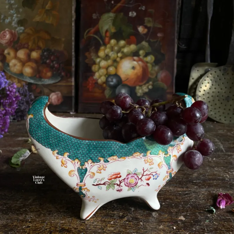 Sarreguemines Gravy Boat Minton Style