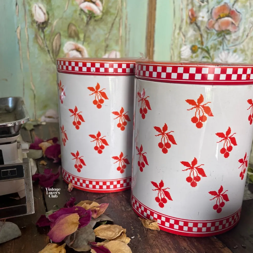 Vintage Tin Jar