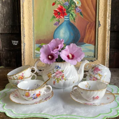 Sarreguemines Porcelain Tea Cup