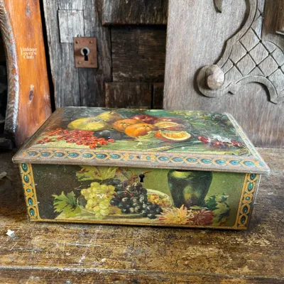 Tole Box with Fruits