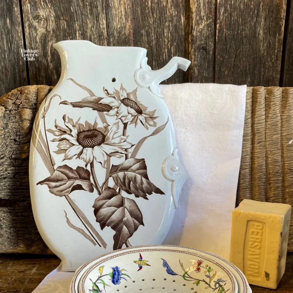 Brown Flower Jug Shape