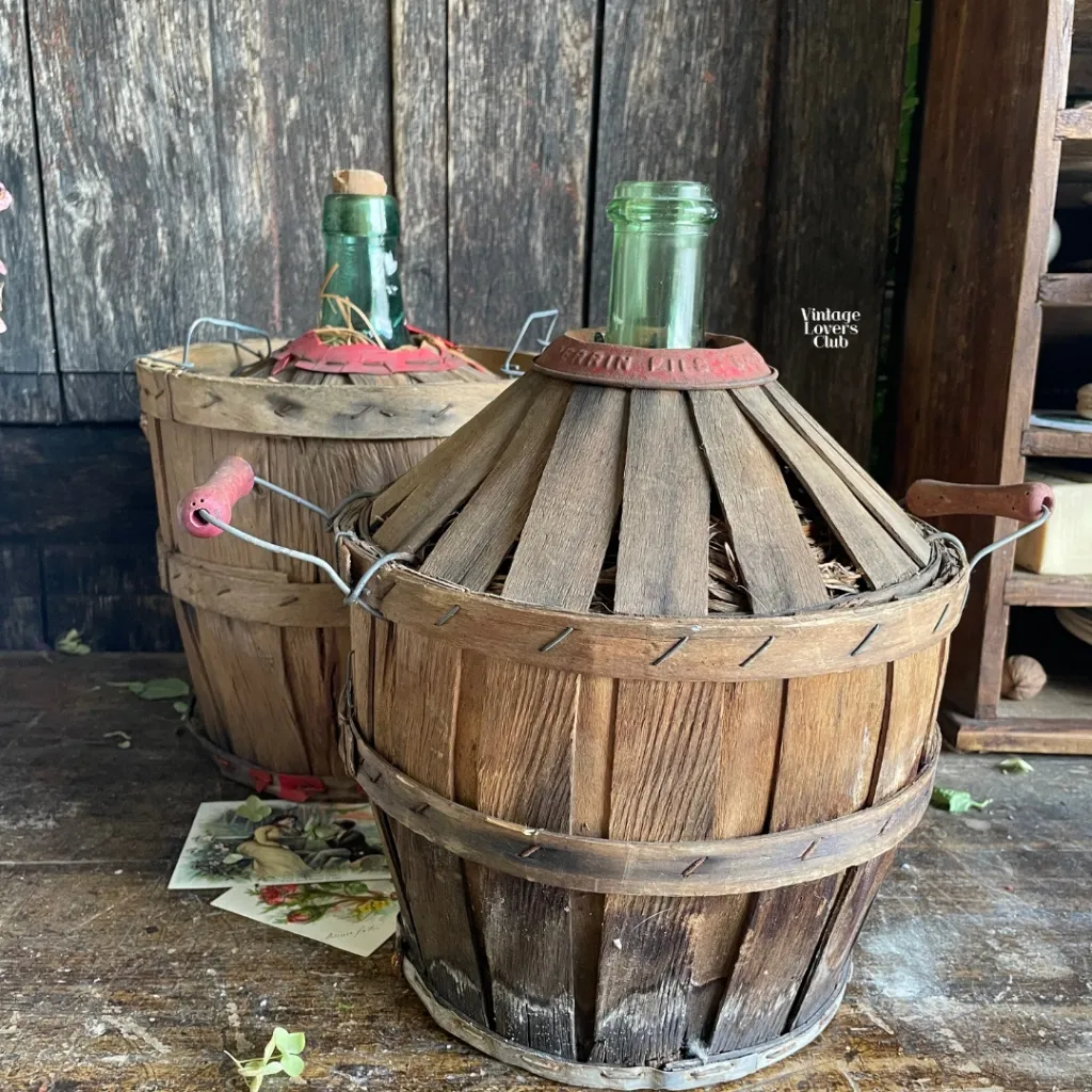 Antique Demijohn with Cap