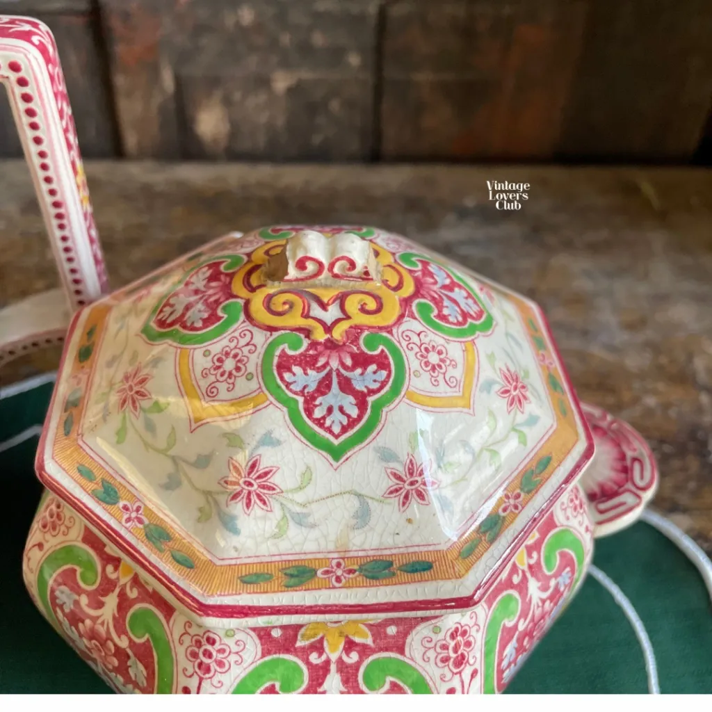 Peking Pattern Sugar Bowl