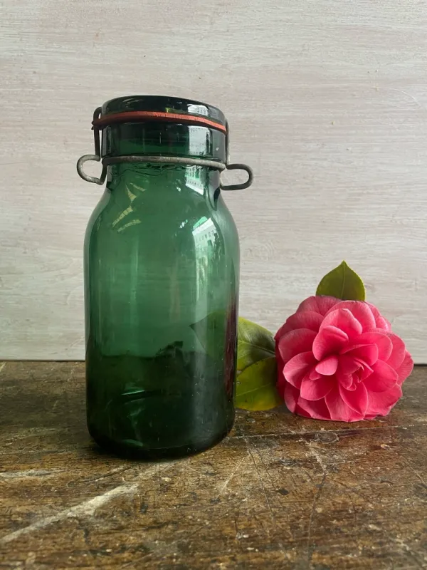 Bülach Green Glass Jar
