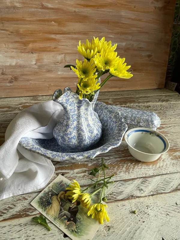 Creil Montereau Heliotrope Bath Set