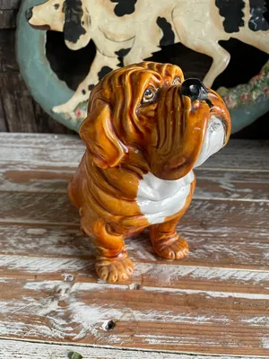 Large Bulldog Statuette