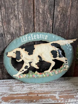 Vintage Welcome sign