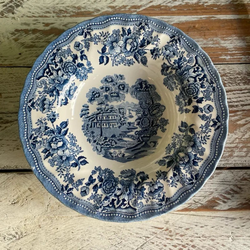 Churchill Blue Deep Plate