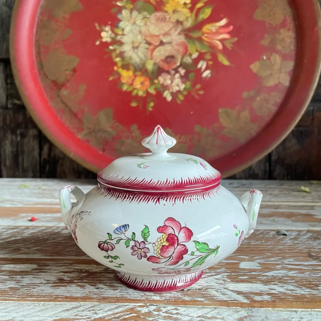 Strasbourg Pattern Sugar Bowl