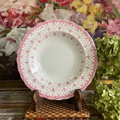 Fleur-de-lys Deep Plate