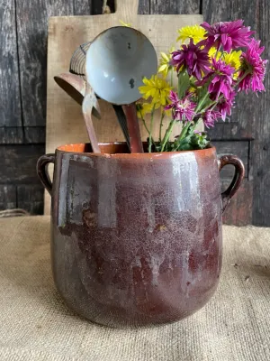 Vintage Piemontese Terracotta Pot