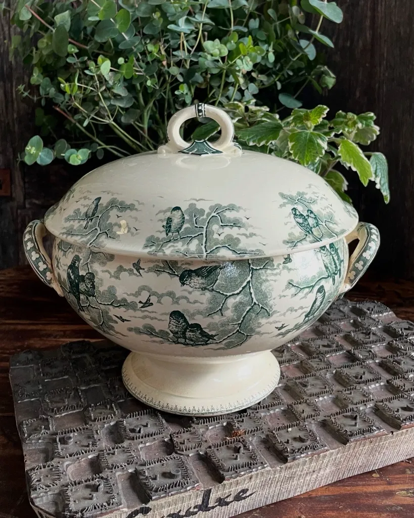 Neige Sarreguemines Tureen