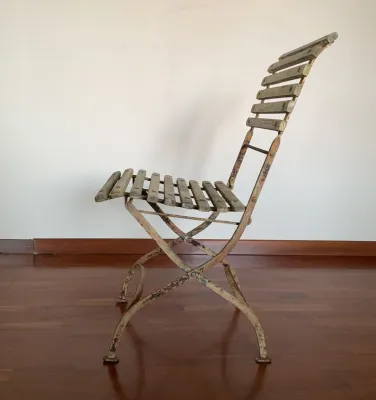Antique Marked Folding Chair