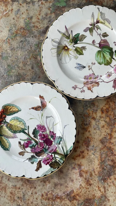 Escalier de Cristal Plate Pair