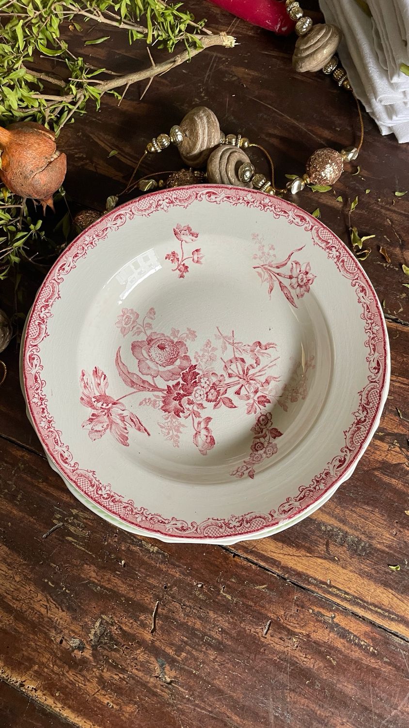 Piatto Fondo  Sarreguemines Fontanges