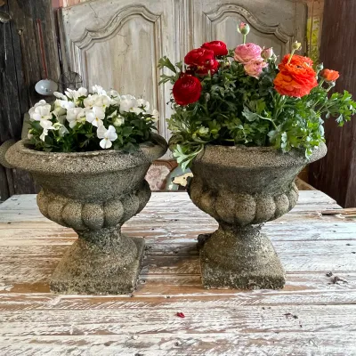 Pair of Classic Garden Urns
