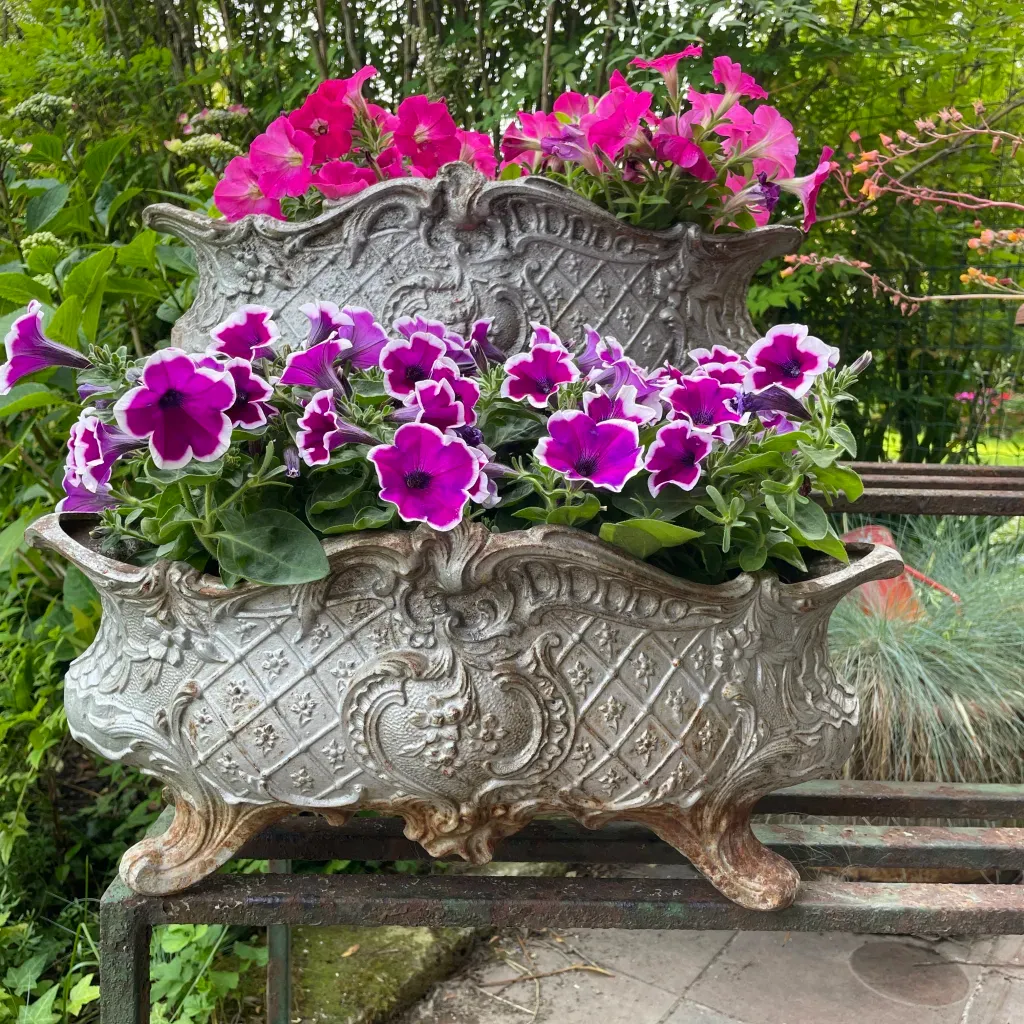 Cast Iron Jardinière – Baroque Decoration