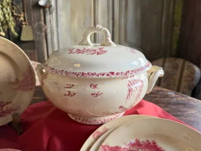 Terre de Fer Tureen Hippolyte Boulenger – Ornithological Decoration