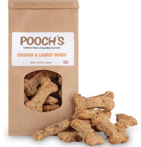 Chicken & Carrot Bones (Pooch's - 250g)