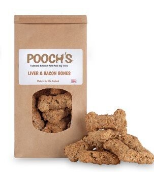Liver & Bacon Bones (Pooch's - 250g)