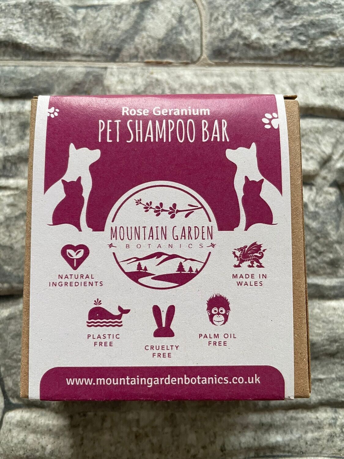 Rose Geranium Pet Shampoo Bar