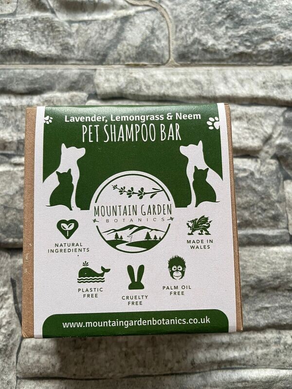 Lavender, Lemongrass & Neem Oil Pet Shampoo Bar